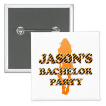 Jason's Bachelor Party Pinback Buttons