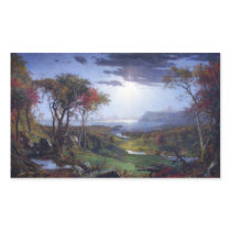 Jasper Francis Cropsey - Autumn - On the Hudson Ri Rectangle Stickers