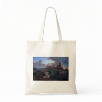 Jasper Francis Cropsey - The Spirit of War Tote Bags