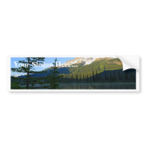 Jasper Lakes Reflections National Park Bumper Stickers
