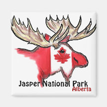 Jasper National Park Alberta Canada elk magnet