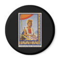 Java and Bali Isles of Romance magnets