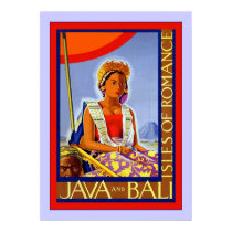 Java and Bali ~ Isles of Romance ~ Vintage Travel posters