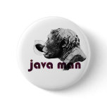Java Clay Man Pin