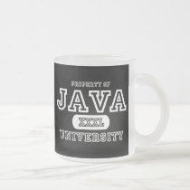 Java University Dark mugs
