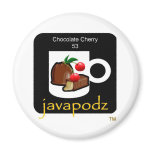 JavaPodz Chocolate Cherry magnets