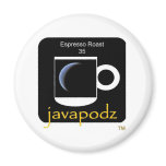 JavaPodz Collectable Espresso Roast Frig Mag magnets