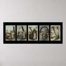 JAXON Alphabet Letter Name Art Posters