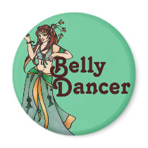Jazayre Belly Dancer Magnets