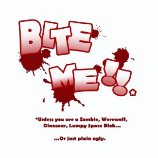 Jazz And Jess: Bite Me!! (Light Colours) shirt