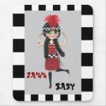 Jazz Baby Roaring '20s Flapper Mousepad
