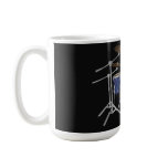 Jazz Drum Kit: Custom Blue Drums Set: Coffee Mug