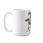 Jazz Drum Kit: Custom Green Drums Set: Coffee Mug