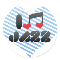 Jazz fan stickers
