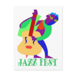 Jazz Fest Blues Man postcards