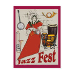 Jazz Fest Drum Lady postcards