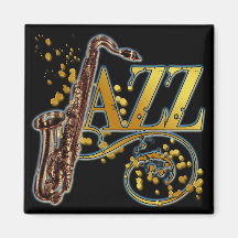 JAZZ FRIDGE MAGNET