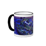 "Jazz In Blues" Musical Instruments Watercolor mugs