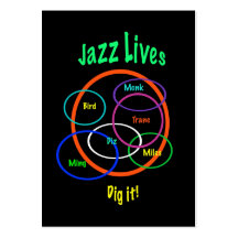 Jazz Lives ATC Business Card Templates