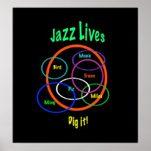 Jazz Lives Print