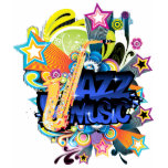 jazz music psychedelic tshirt