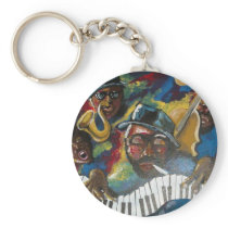 Jazz Quartet Musicians Folk Art