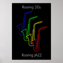JAZZ - Roaring 20s - Roaring JAZZ Poster
