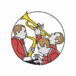 Jazz Trio embroidered shirts