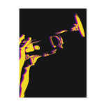 Jazz Trumpet Player Postcard