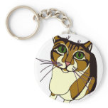 Jazzy Cat Key Chain