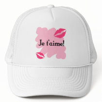 Je t'aime! - French I love you Hat