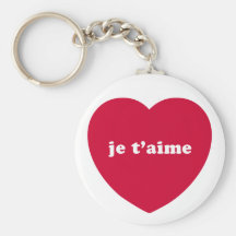 JE T'AIME KEYCHAIN