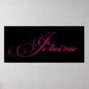 Je taime Poster/Print