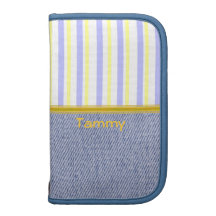Jean and Stripes Smartphone and Reader Folio Folio Planner