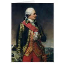 Jean-Baptiste de Vimeur  Count of Rochambeau Greeting Card