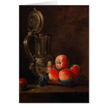 Jean-Baptiste-Simeon Chardin - Still life with tin Greeting Cards