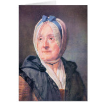 Jean Chardin - Portrait of Mrs Chardin Cards