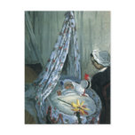 Jean Monet in His Cradle by Claude Monet Postcard