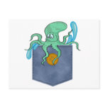 Jean Pocket Octopus Post Card