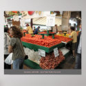 Jean Talon Market Vendor - Montreal Quebec posters