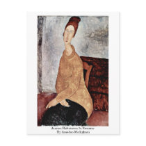 Jeanne Hebuterne In Sweater By Amedeo Modigliani Post Card