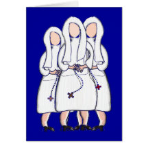 Jeanne Jugan Nun Art Cards-Blank Inside