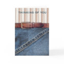 Jeans and Stripes Thinking of You cards