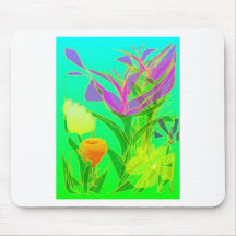 Jean's Garden Mouse Pad
