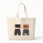 Jeans Girls Tote Bags