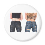 Jeans Girls Fridge Magnet
