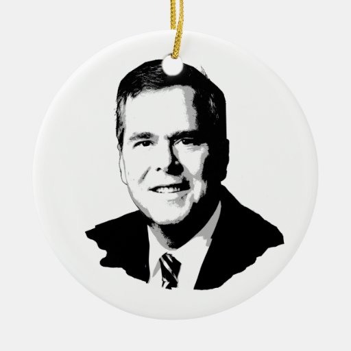 Jeb Bush -.png Christmas Ornaments