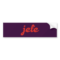 jefe chef boss auto sticker