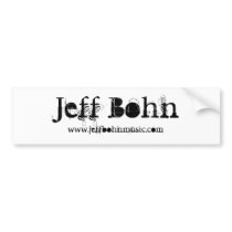 Jeff Bohn-Bumper Sticker 