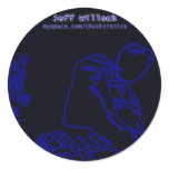 Jeff Willock"chucktronics" 3 blue sticker